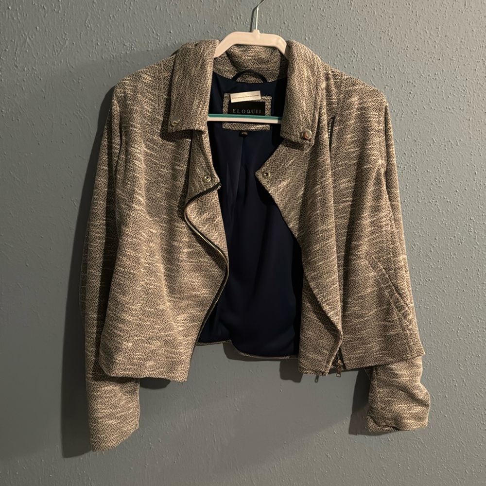 Plus size bomber jacket